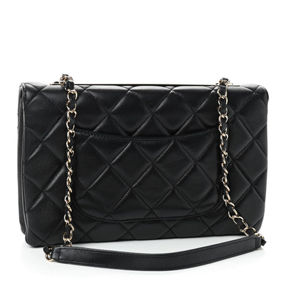 Chanel Lambskin Quilted Medium Trendy CC Flap Black 3 of 9