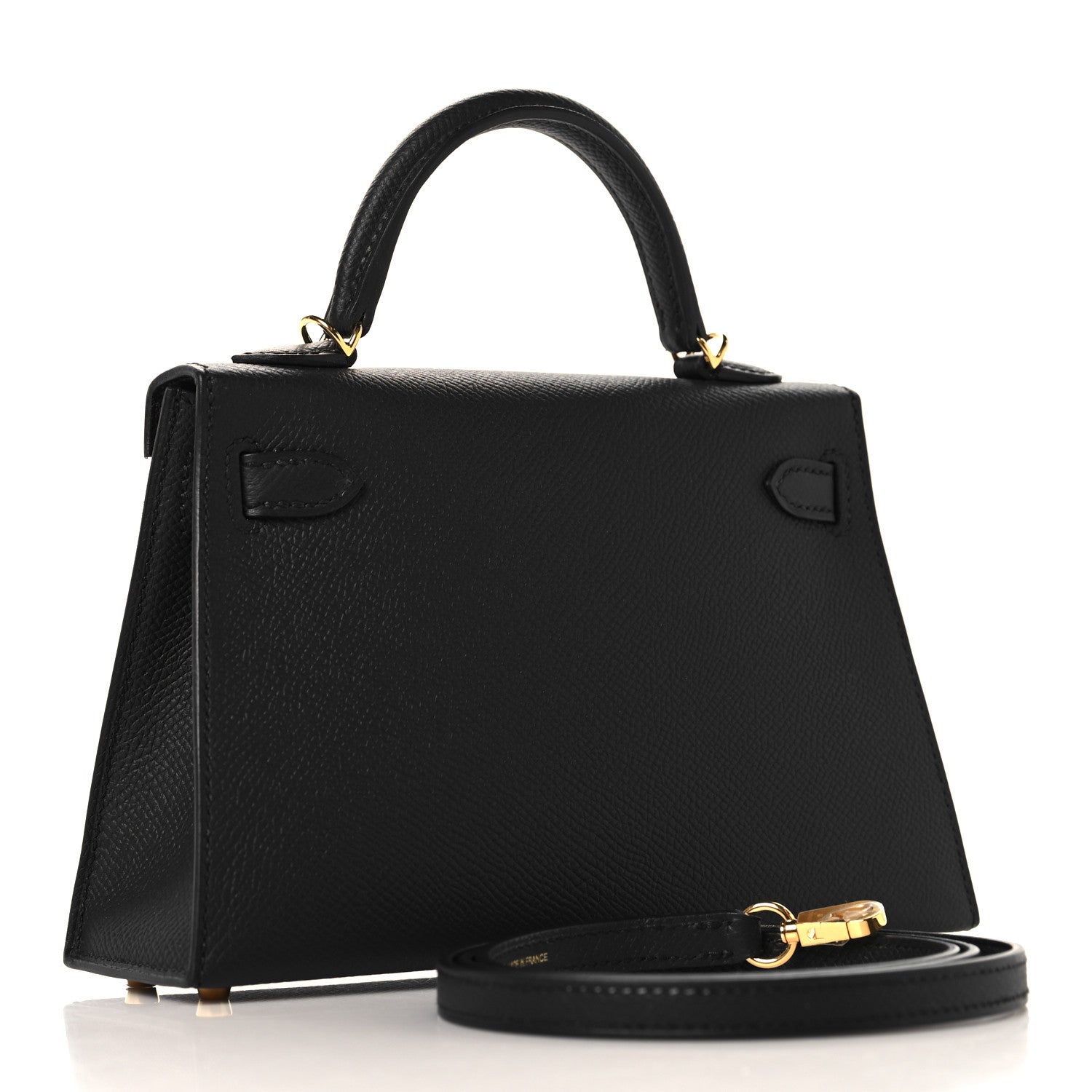 Hermes Epsom Mini Kelly Sellier 20 Black 2 of 11