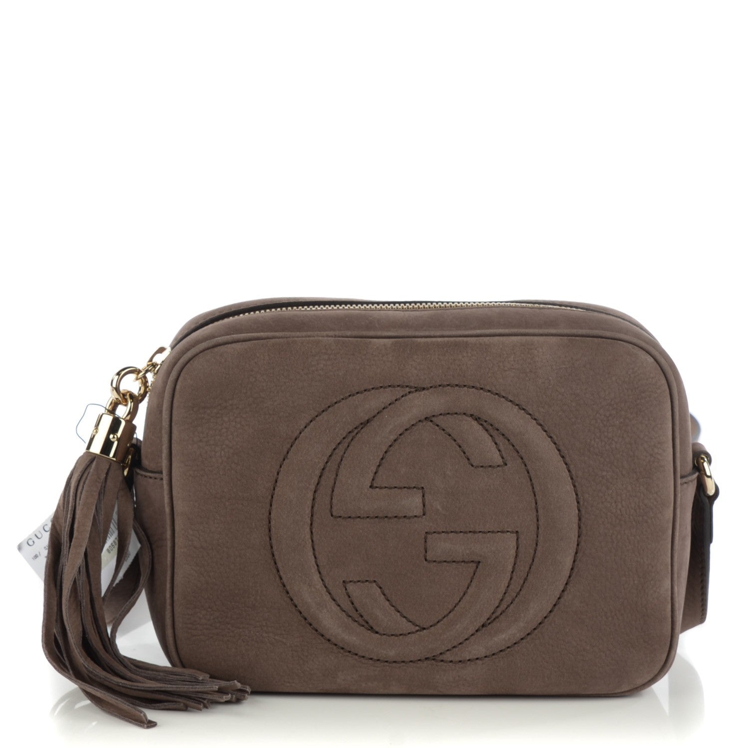 Gucci Vitello Range Small Soho Disco Bag Grey Field 1 of 7