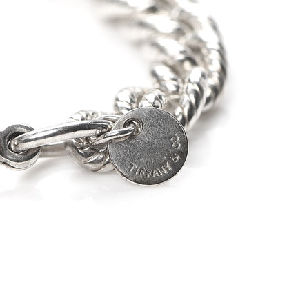Tiffany Sterling Silver Gift Box Charm Link Bracelet 6 of 6