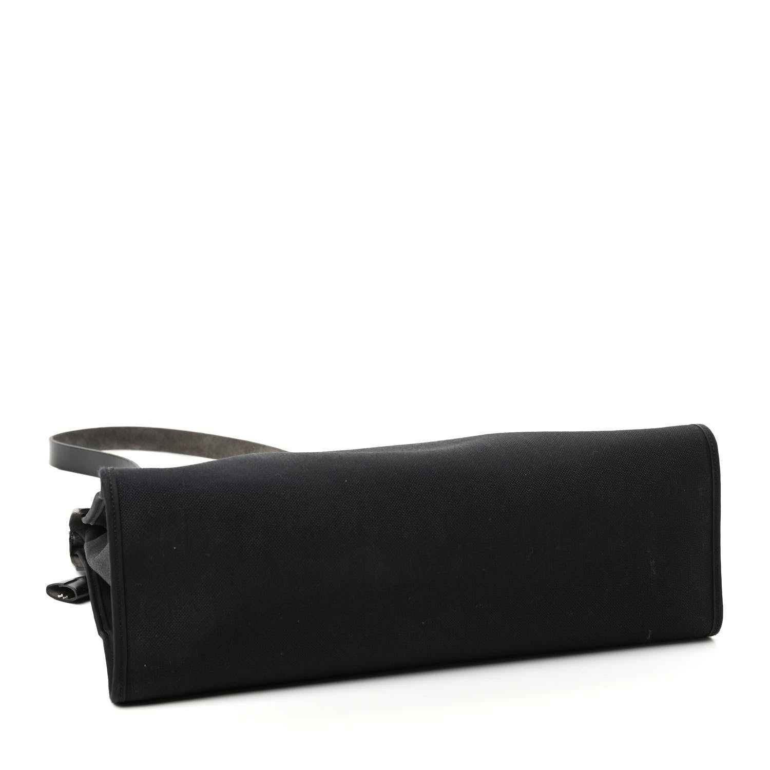 Hermes Toile Vache Calfskin Herbag 39 MM Black 4 of 9