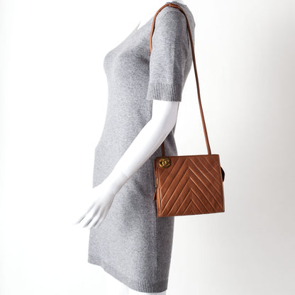 Chanel Lambskin Chevron Bag 2 of 9