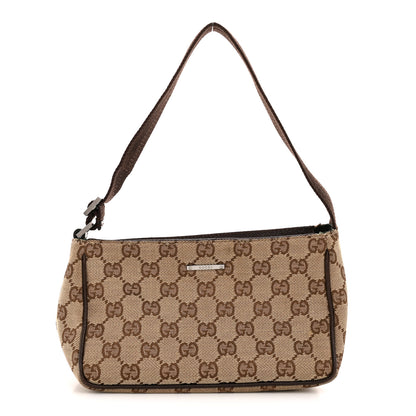 Gucci Monogram Shoulder Bag Dark Brown 1 of 12