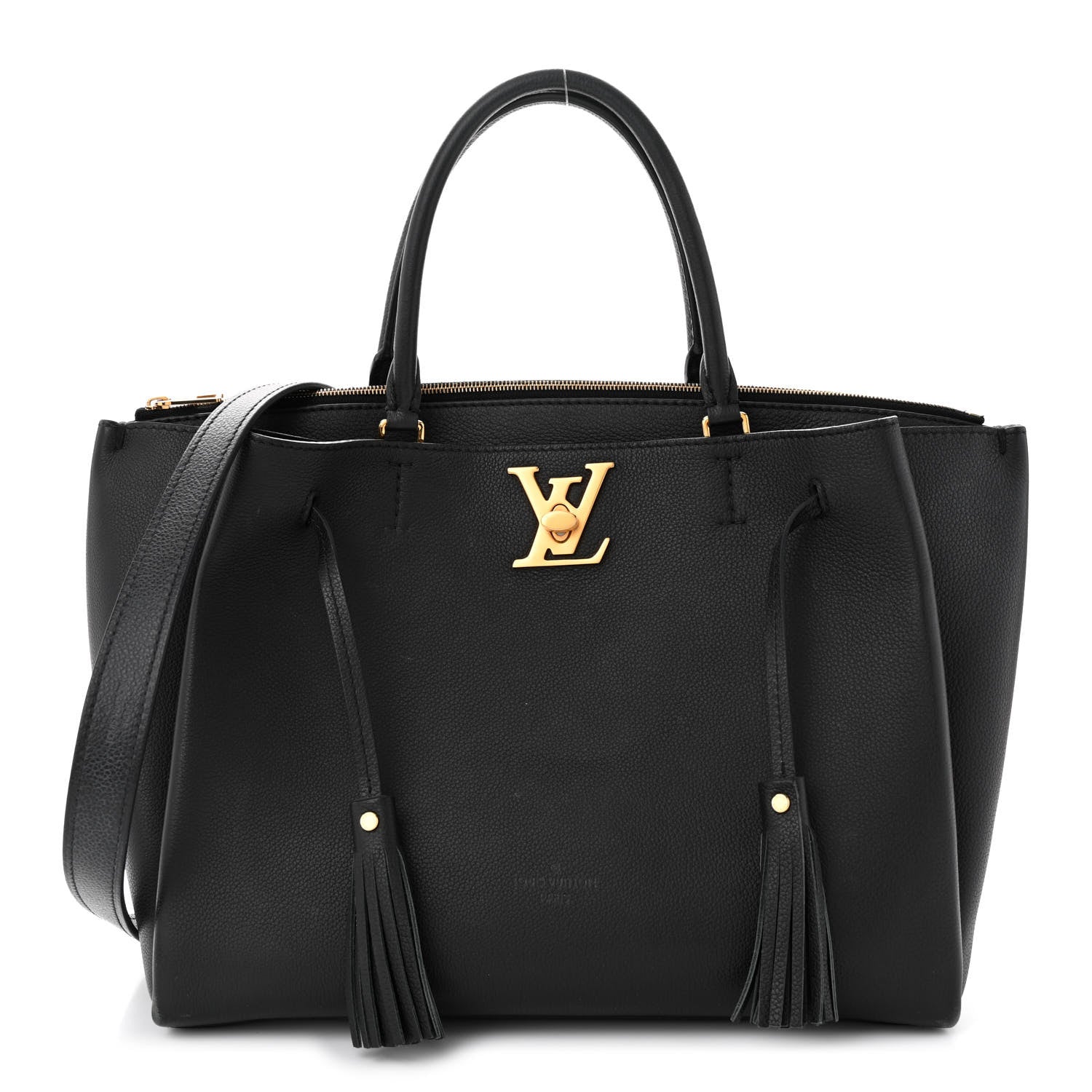 Louis Vuitton Calfskin Lockmeto Black 1 of 12