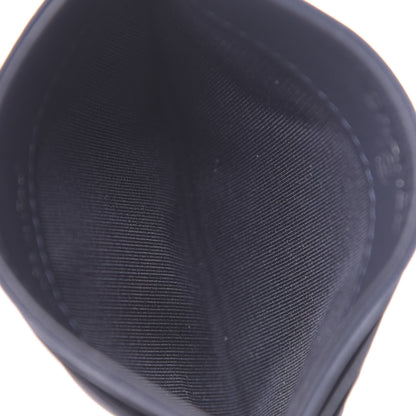 Chanel Goatskin Camellia Embossed Card Holder Dark Blue 5 of 9