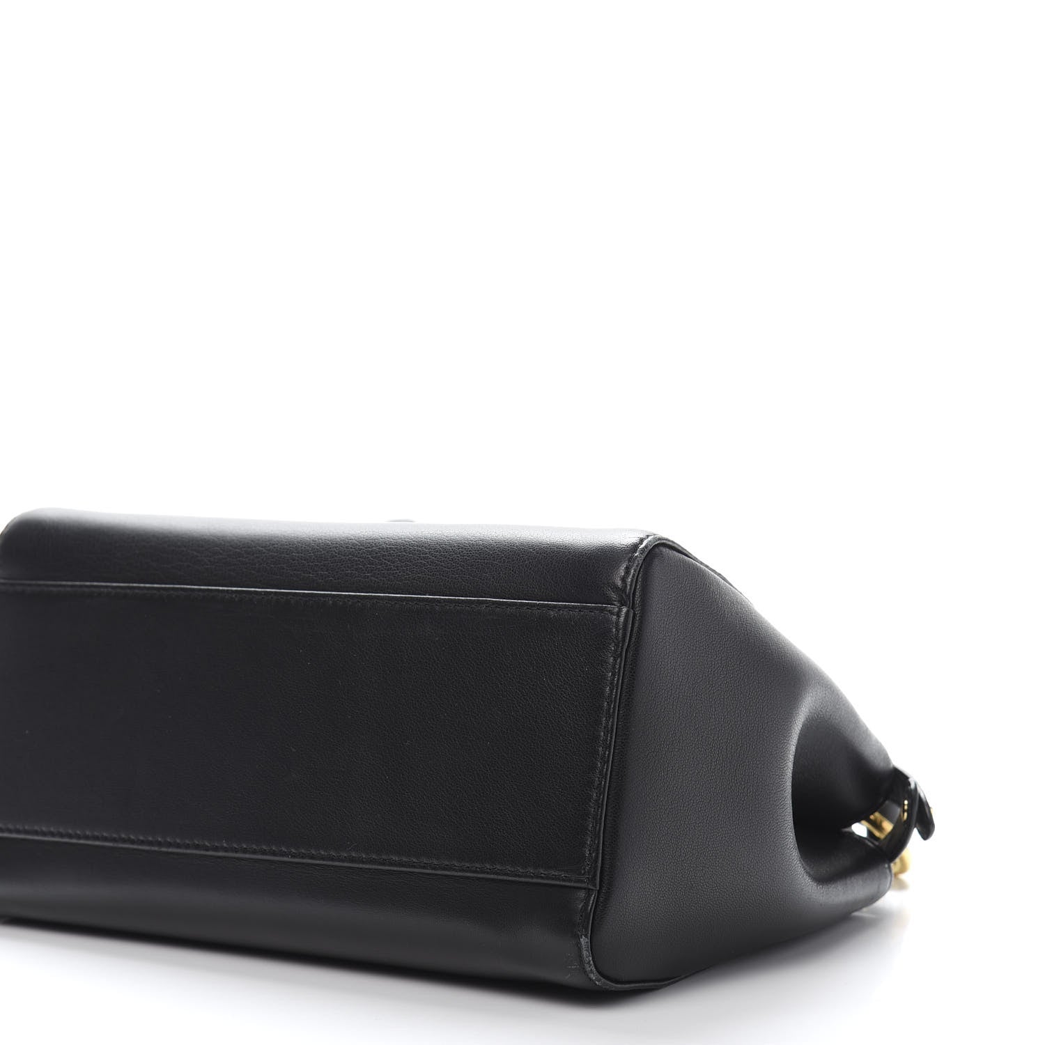 Fendi Nappa Mini Peekaboo Iconic Satchel Black 10 of 13