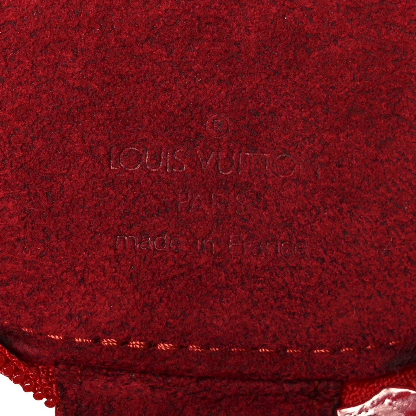 Epi Ecrin Bijoux 8cm Jewelry Box Case Castillan Red