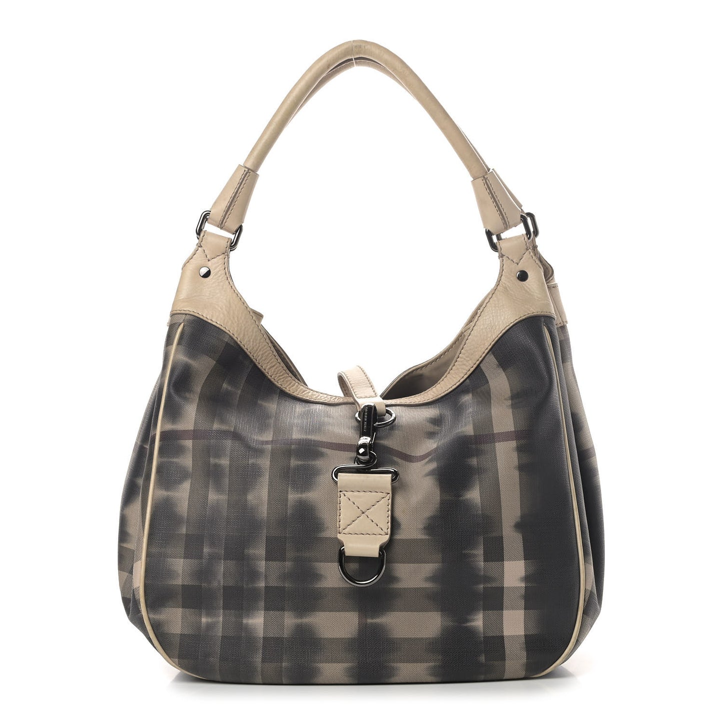 Smoked Check Hobo Black