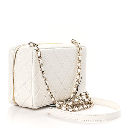 Chanel Lambskin Quilted Coco Click Bag White 4 of 12