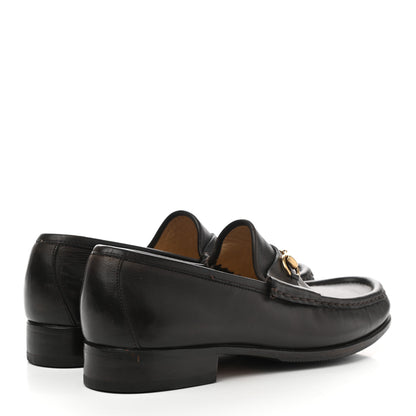 Gucci Calfskin Mens Horsebit Loafers 8.5 Marrone 4 of 9