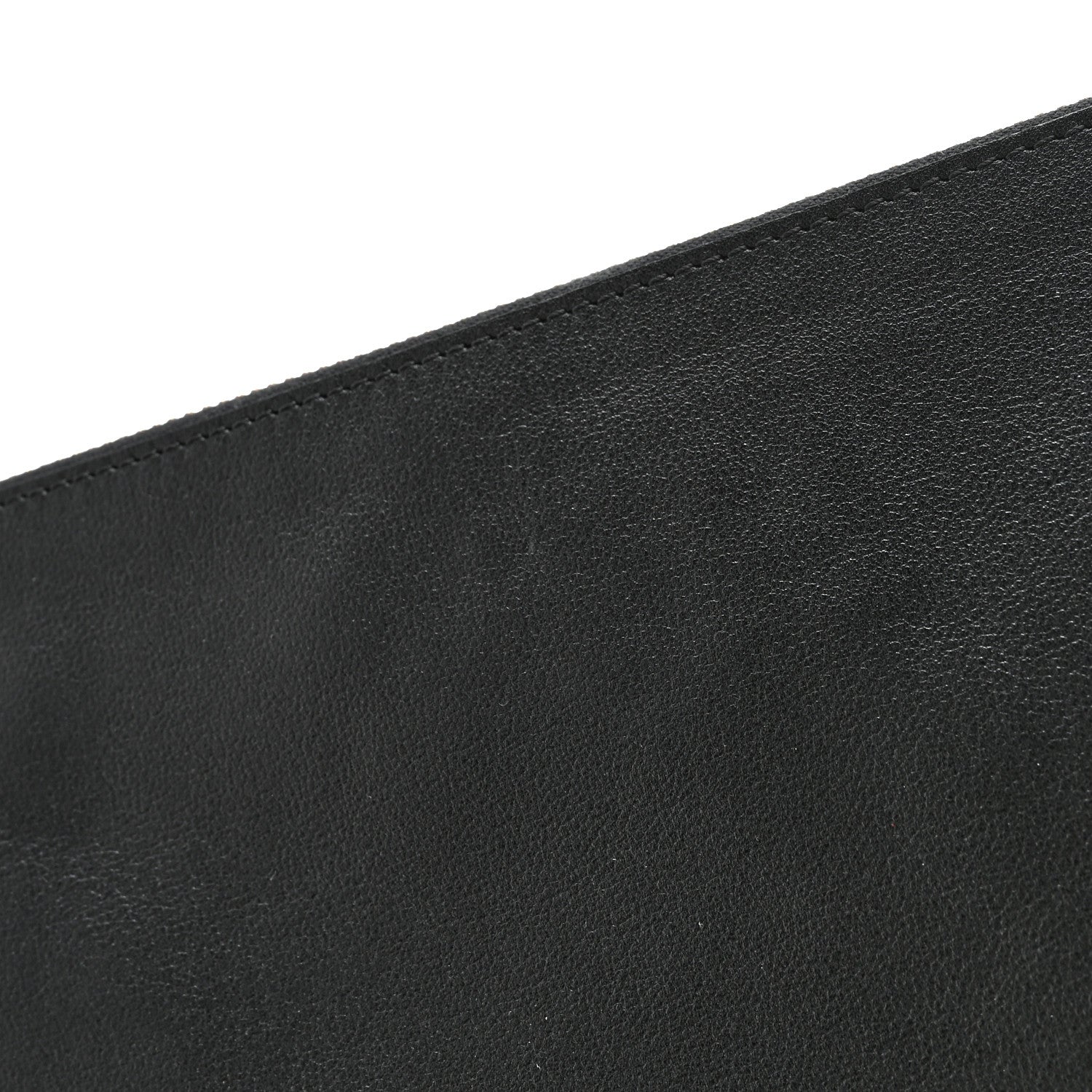 Valentino Garavani Pebbled Calfskin Large Rockstud Zip Pouch Black 9 of 10