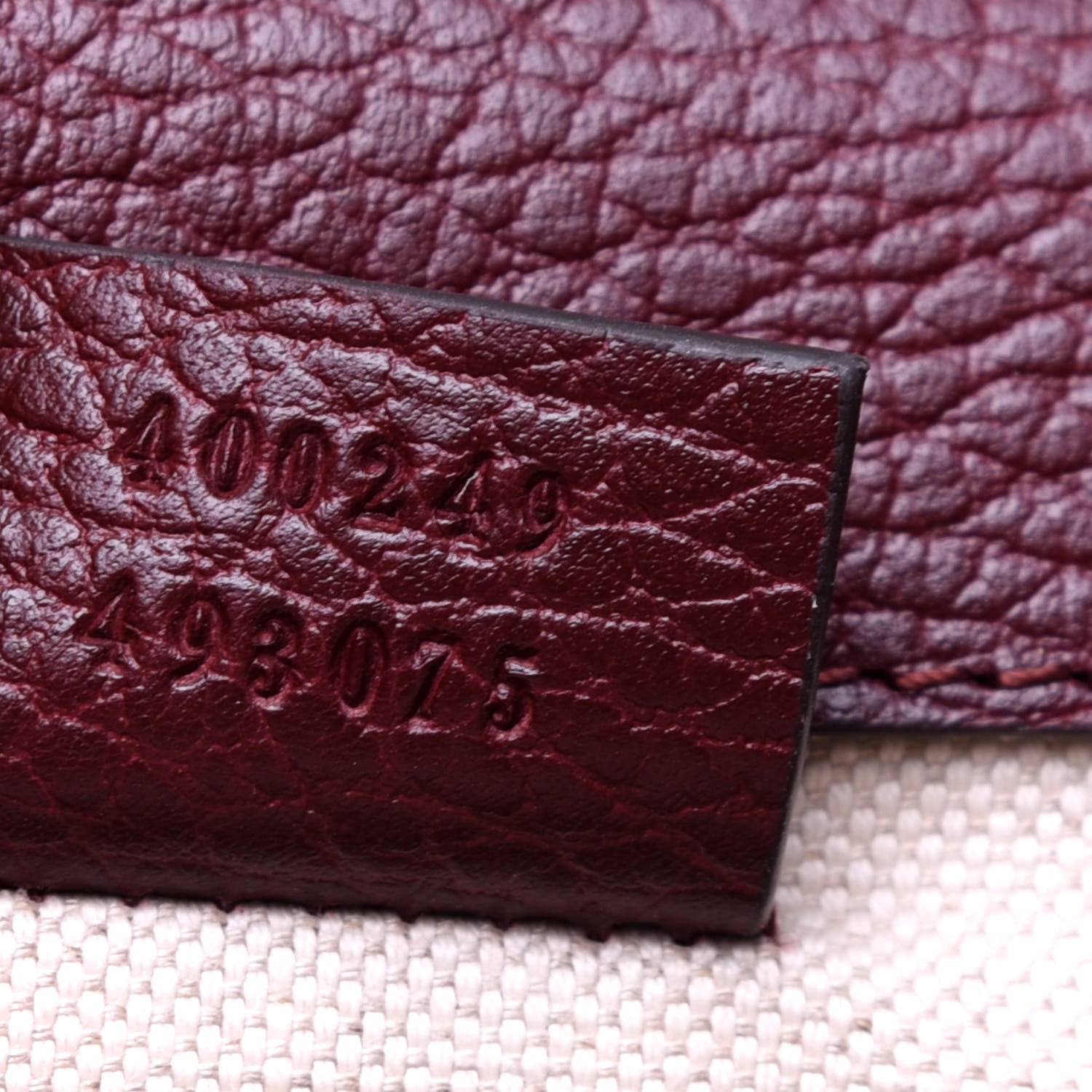 Gucci Dollar Calfskin Crystal Small Dionysus Shoulder Bag Vintage Bordeaux 9 of 10