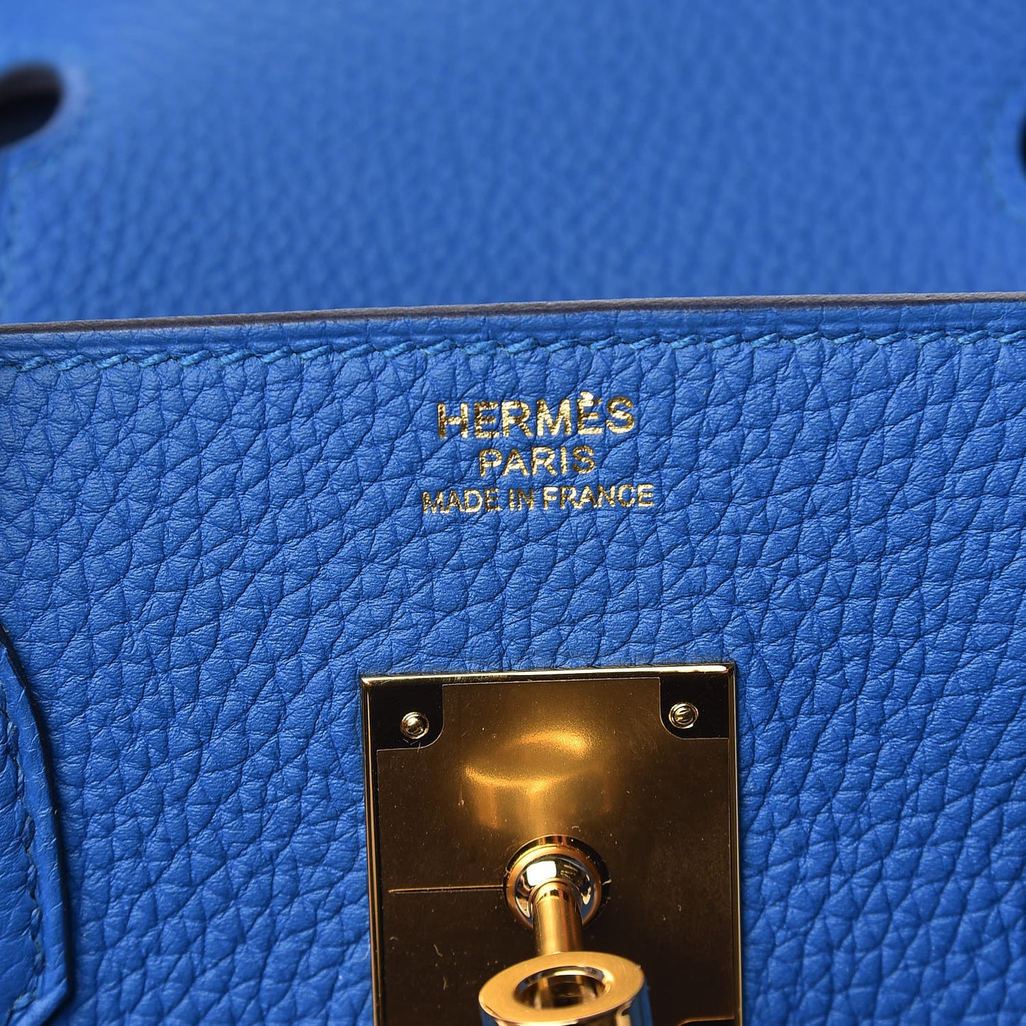 Togo Birkin 30 Bleu Zellige