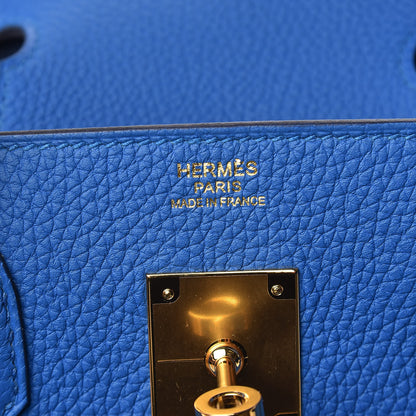 Hermes Togo Birkin 30 Bleu Zellige 8 of 11