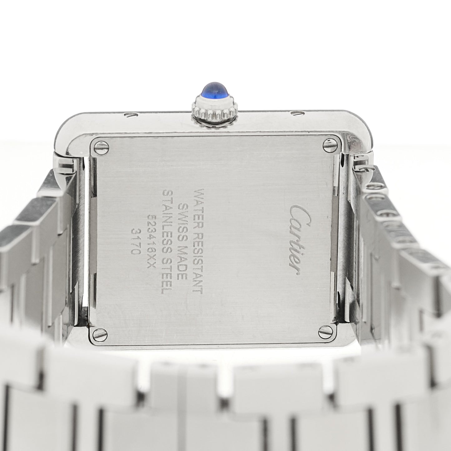 Stainless Steel 24mm Tank Solo Quartz Watch