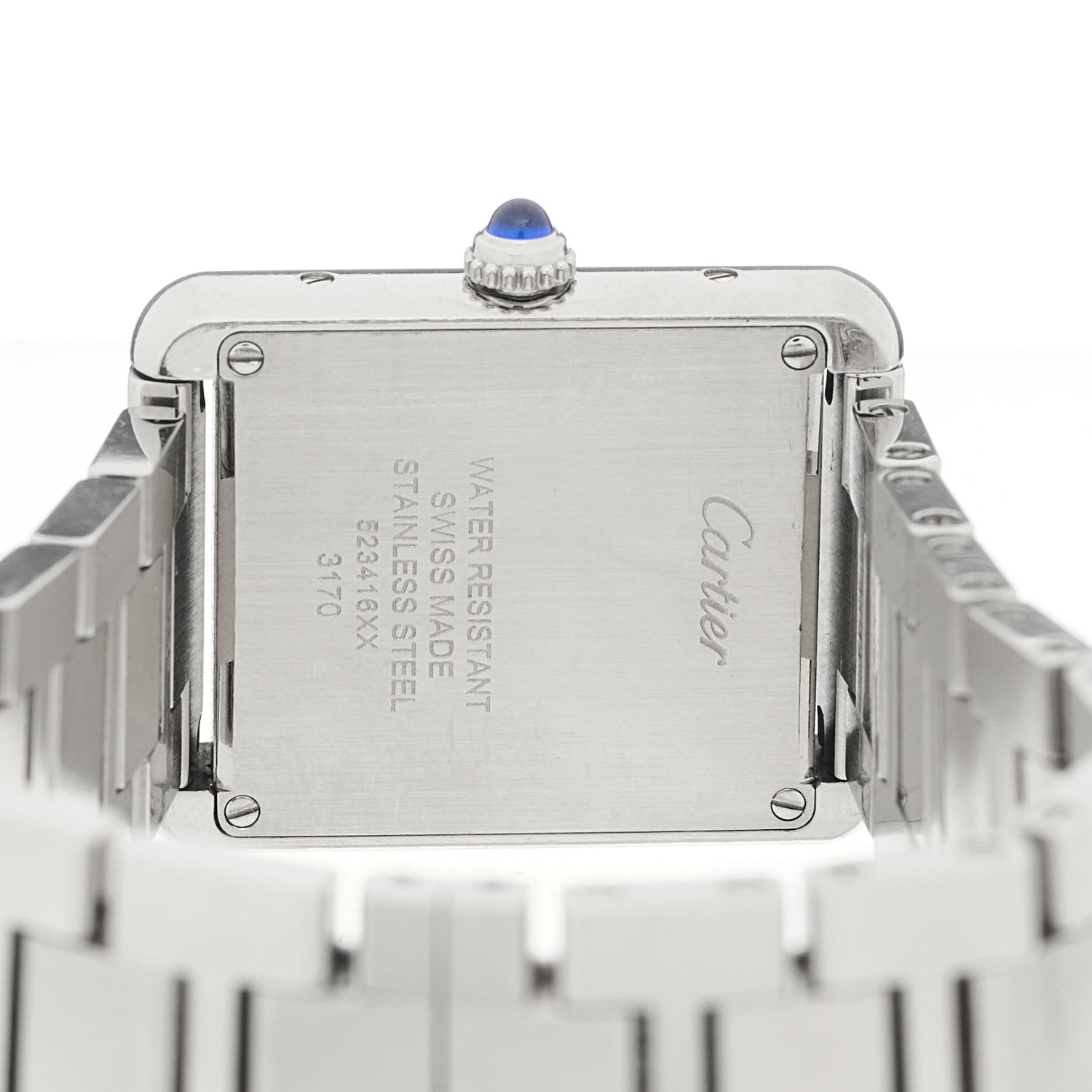 Cartier Stainless Steel 24mm Tank Solo Quartz Watch 4 of 4