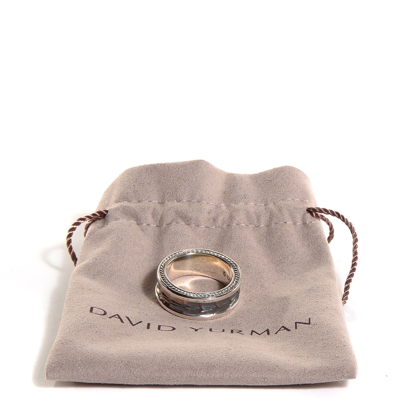 Sterling Silver Armory Narrow Band Ring 9.5