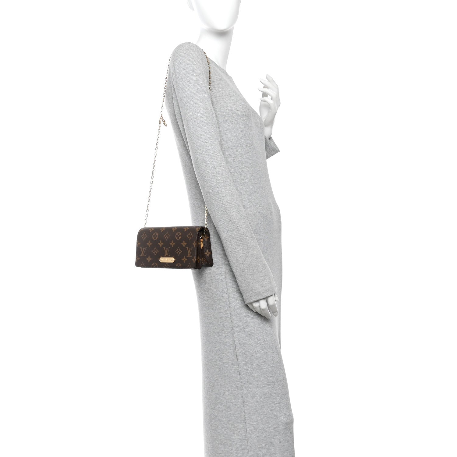 Louis Vuitton Monogram Lily Wallet On Chain 2 of 10