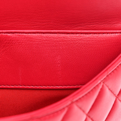 Chanel Lambskin Quilted Large In Seoul Backpack Dark Pink 10 of 10