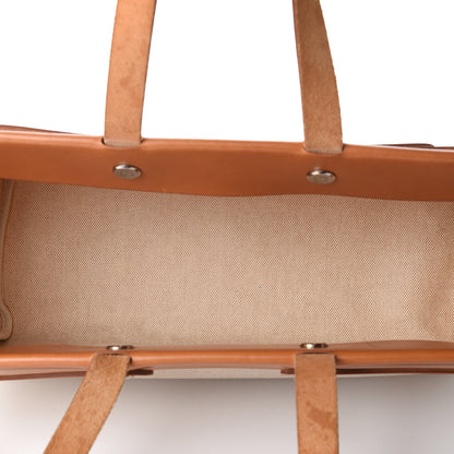 Hermes Toile Herbag Cabas Sand 4 of 9