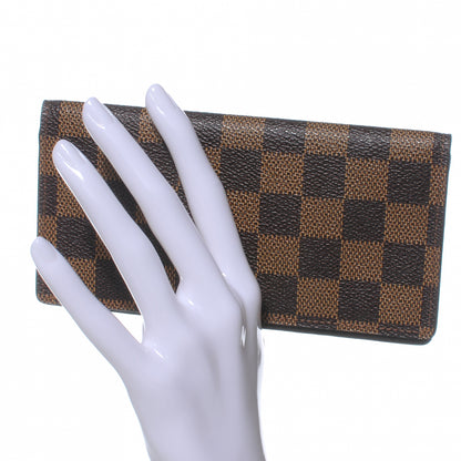 Louis Vuitton Damier Simple Checkbook Cover Wallet 2 of 7