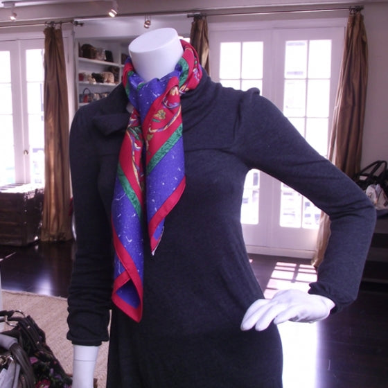 Silk Pierres D'Orient Et D'Occident Scarf
