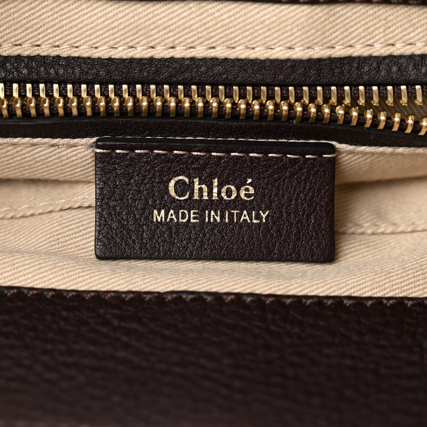 Chloe Suede Calfskin Medium Faye Backpack Dark Brown 6 of 10