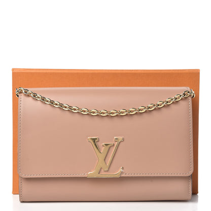 Louis Vuitton Calfskin Chain Louise GM Nude 10 of 10