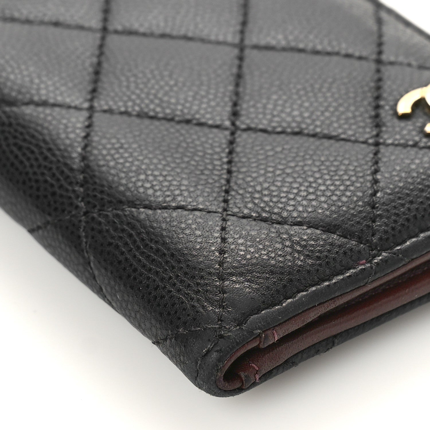 Chanel Caviar Quilted Card Holder Wallet Black 8 of 10