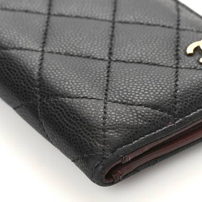 Chanel Caviar Quilted Card Holder Wallet Black 8 of 10