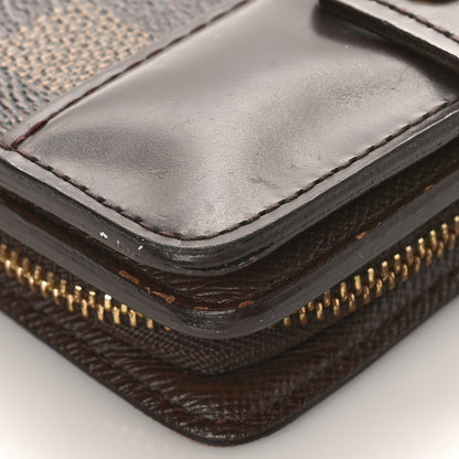 Louis Vuitton Damier Ebene Zippe Zipped Compact Wallet 9 of 13