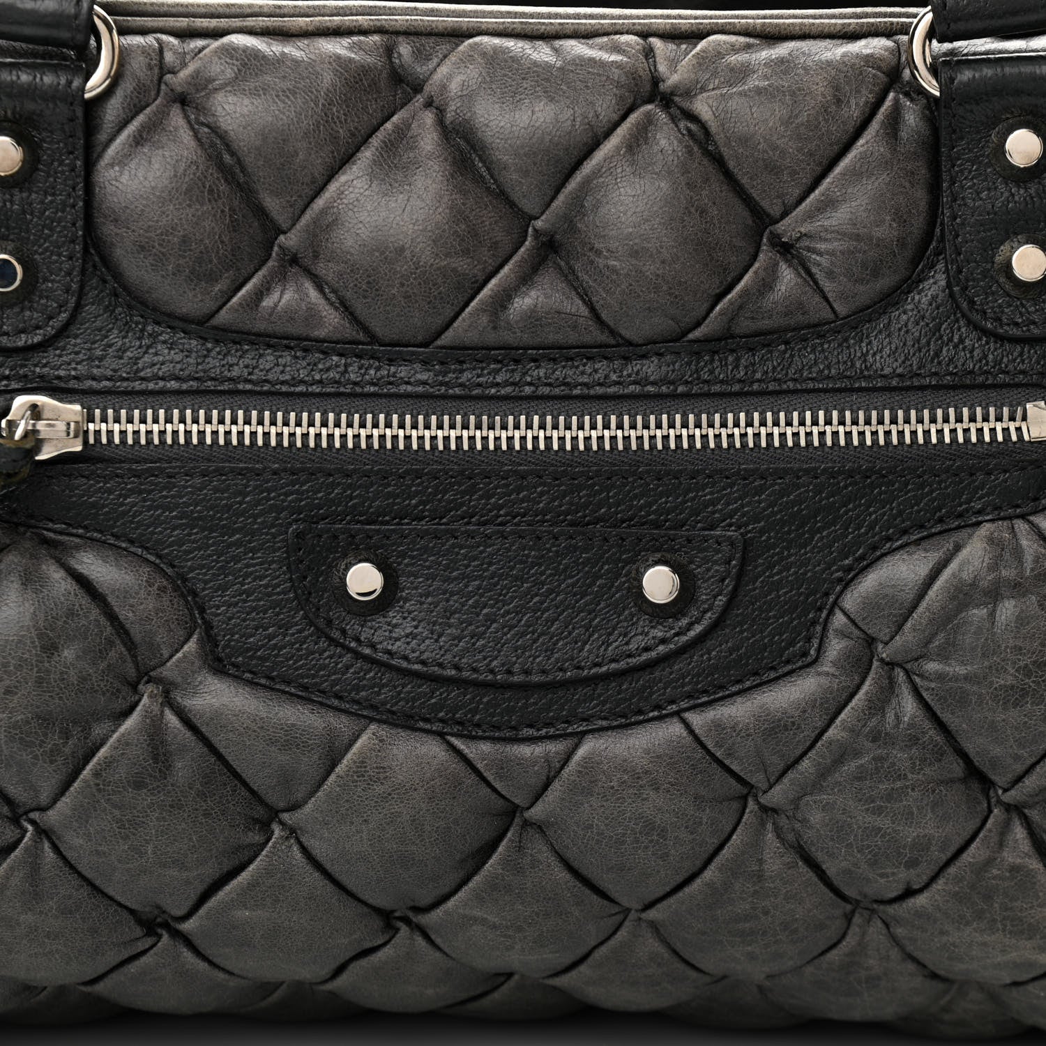 Balenciaga Chevre Quilted Matelasse MM Gris Fossile 7 of 14