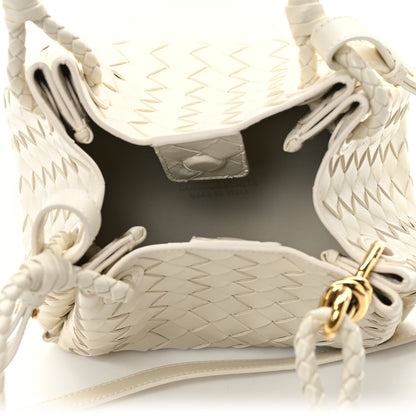 Bottega Veneta Nappa Intrecciato Small Parachute Shoulder Bag Sea Salt 5 of 8