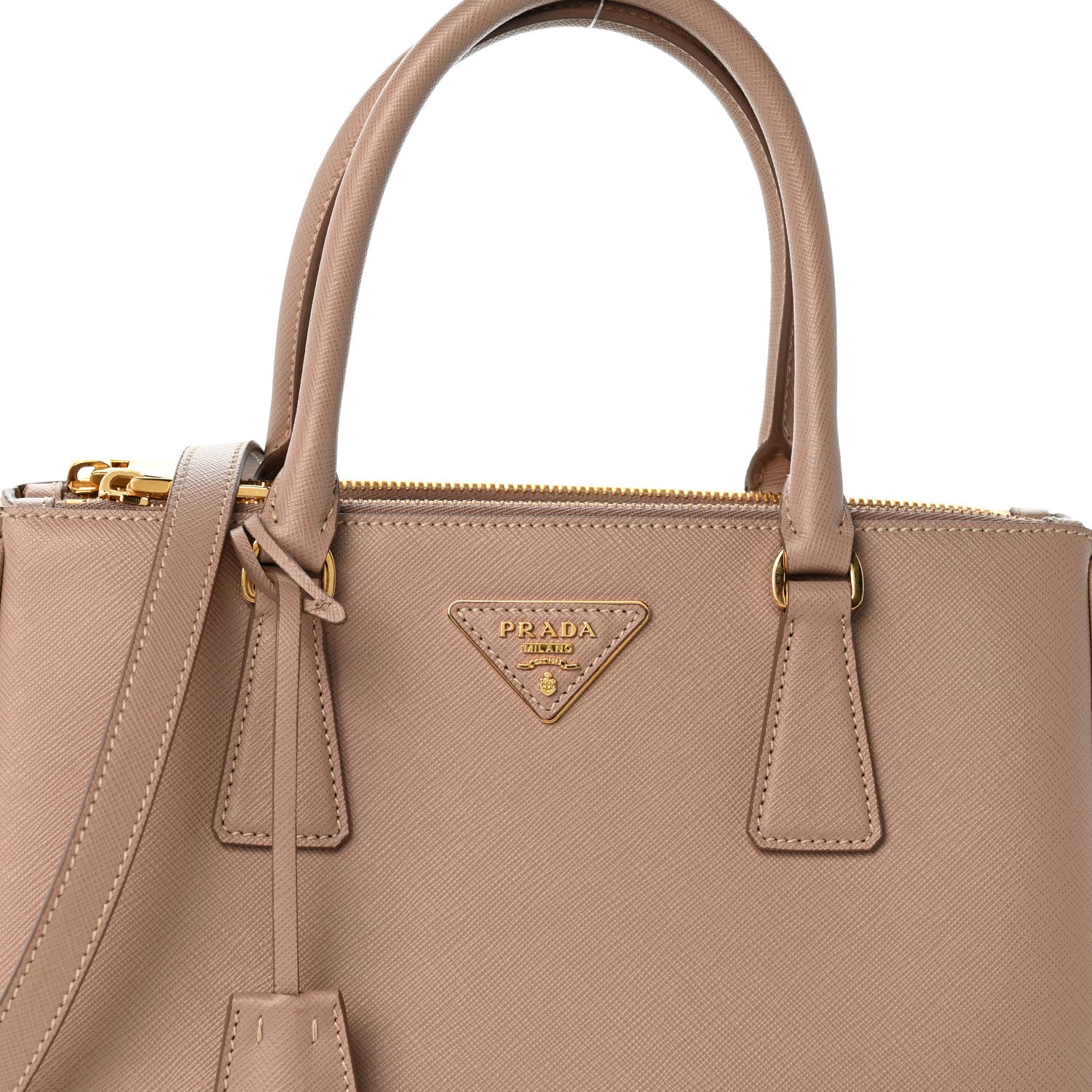 Prada Saffiano Small Galleria Double Zip Tote Cipria 8 of 13