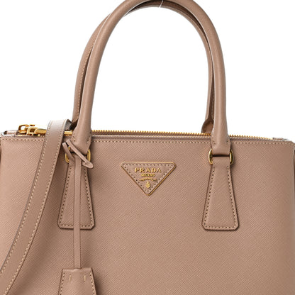Prada Saffiano Small Galleria Double Zip Tote Cipria 8 of 13