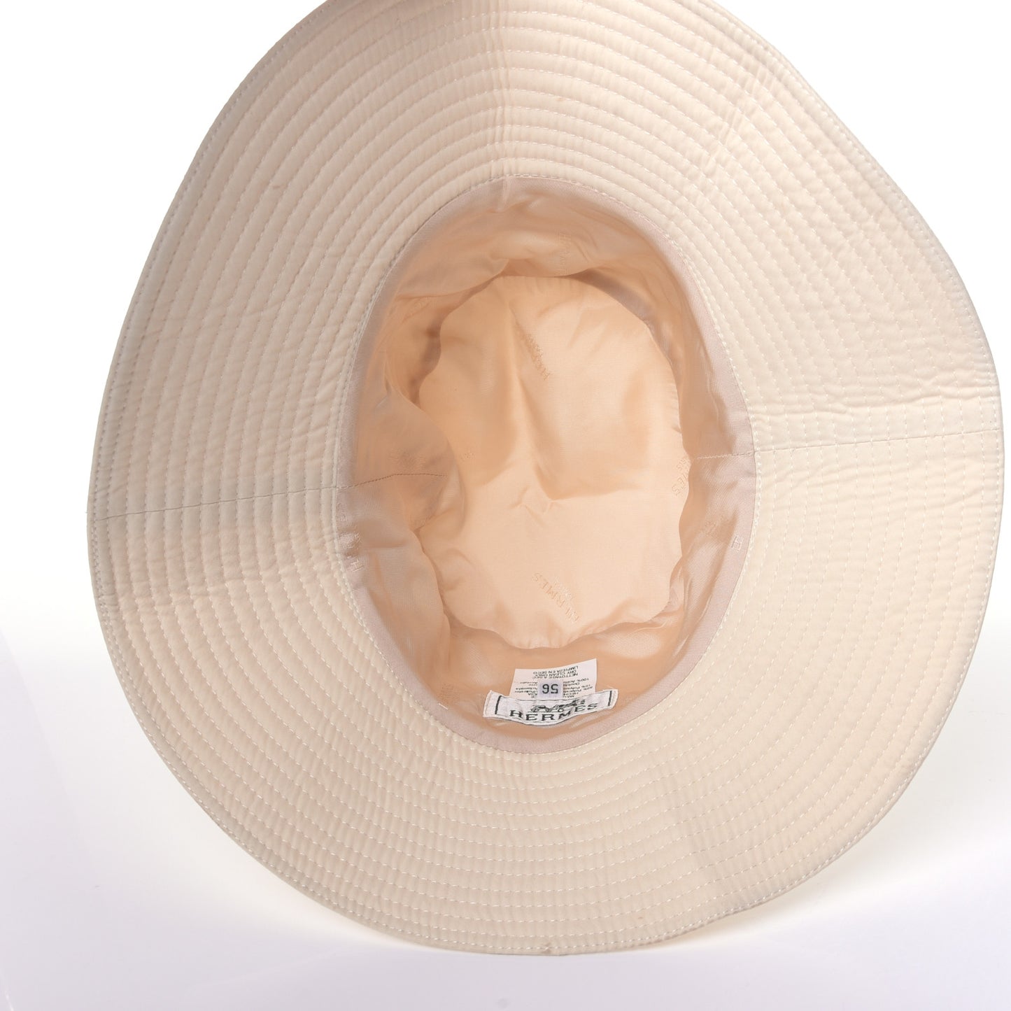 Polyester Nylon Bucket Hat 56 White