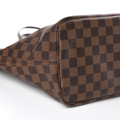 Louis Vuitton Damier Ebene Neo Neverfull MM Rose Ballerine 6 of 12