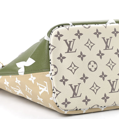 Louis Vuitton Monogram Giant Neverfull MM Kaki 6 of 8
