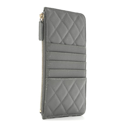Chanel Caviar Quilted Classic iPhone Pouch Grey 3 of 8