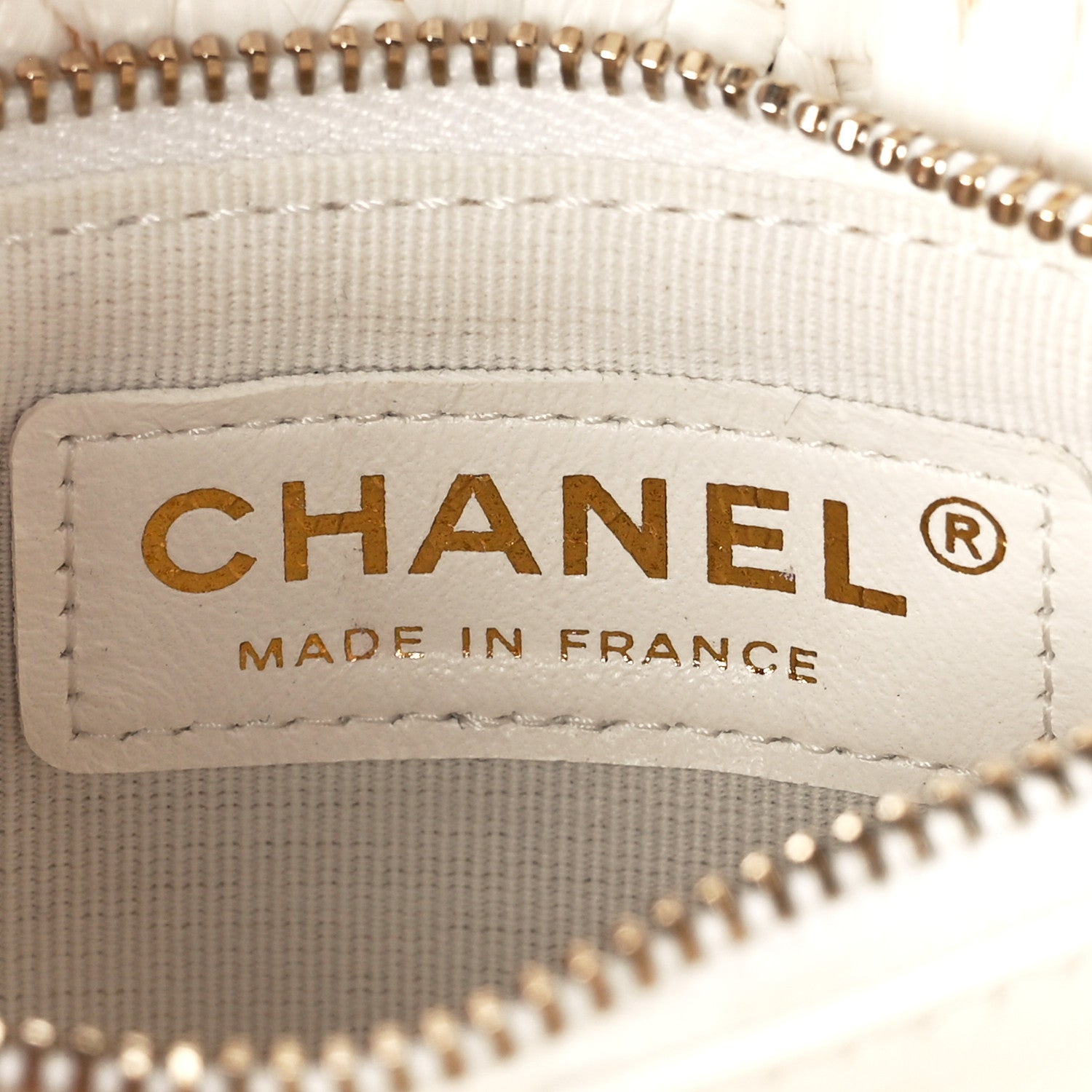 Chanel Raffia Effect Tweedy Mini Flap Bag White Black 6 of 12
