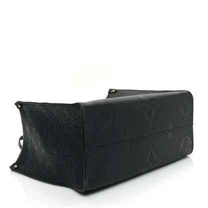 Louis Vuitton Empreinte Monogram Giant Onthego MM Black 4 of 15