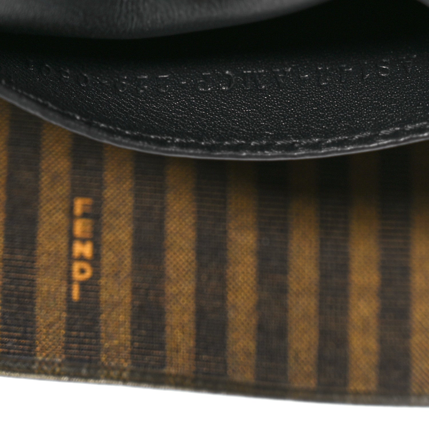 Fendi Silk Satin Phone Baguette Black 7 of 14