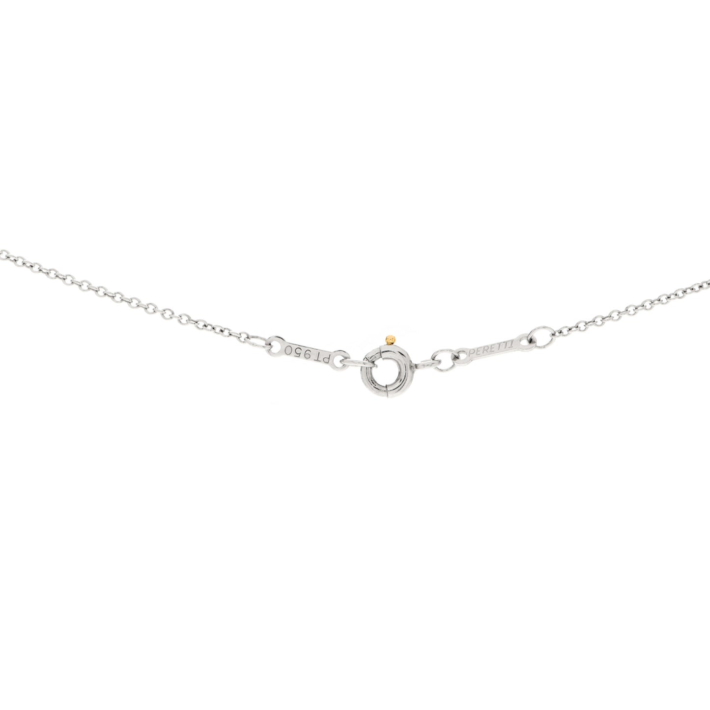Platinum Diamond .70ctw Elsa Peretti Diamonds by the Yard Station Necklace