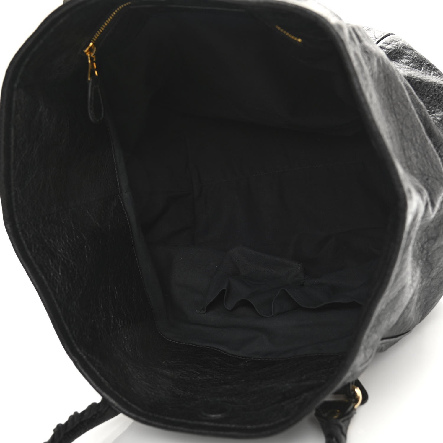 Balenciaga Agneau Giant 12 Gold Hardware S Sunday Tote Black 5 of 10