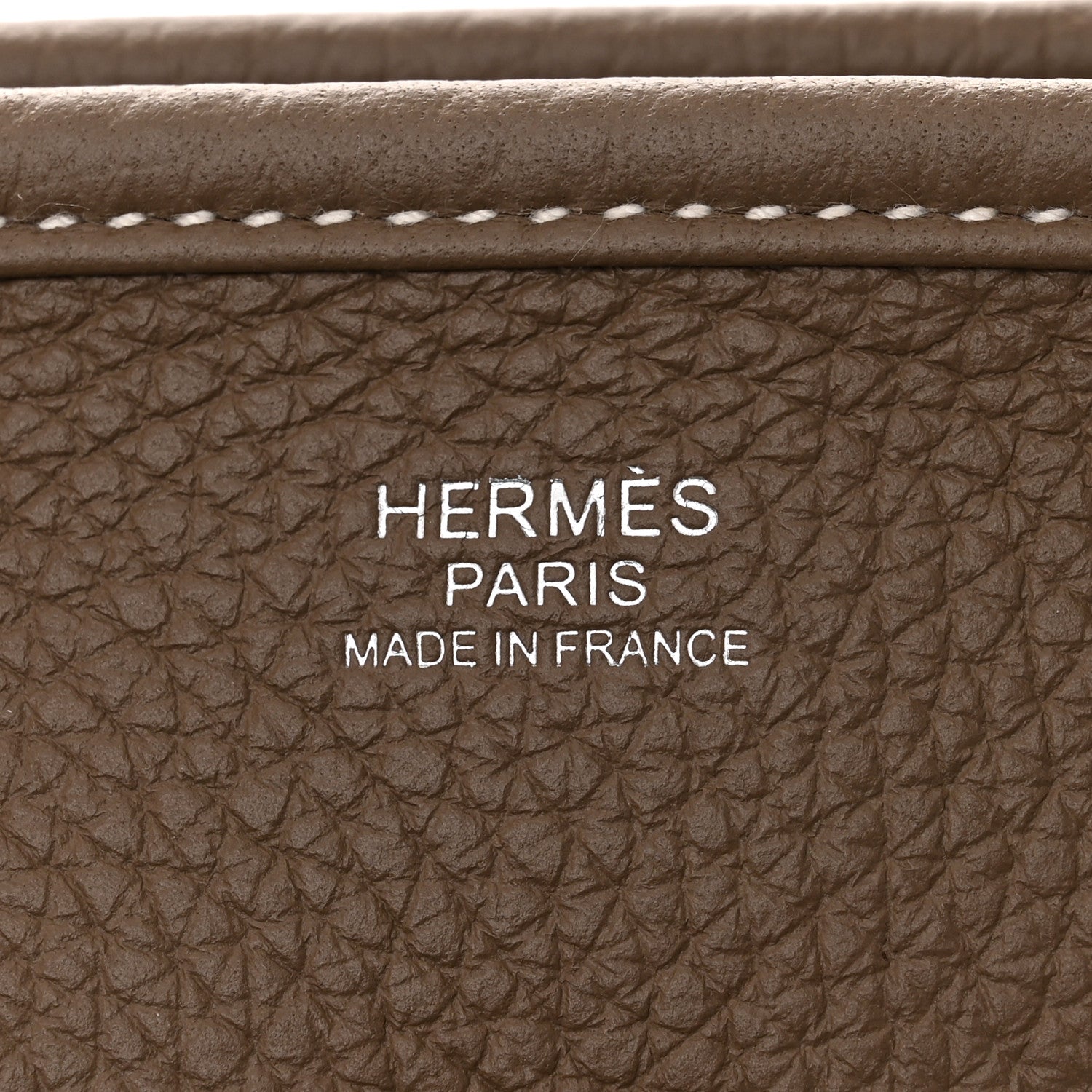 Hermes Taurillon Clemence Evelyne III PM Etoupe 6 of 11