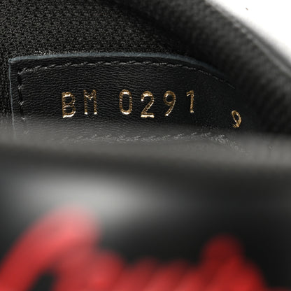 Louis Vuitton x NIGO Calfskin Printed LV Trainer Sneaker 9 Black 6 of 8