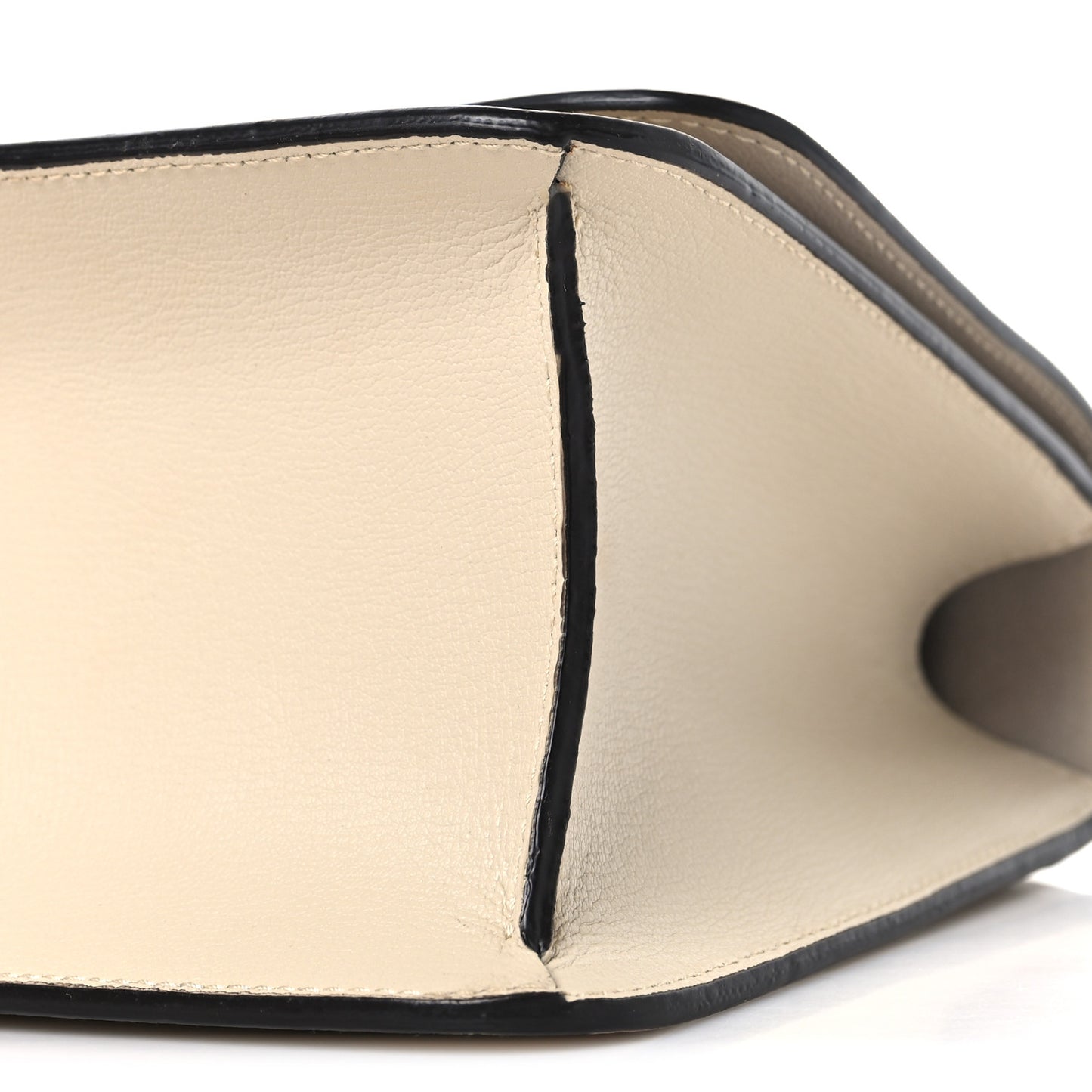 Grainy Calfskin JC Top Handle Beige
