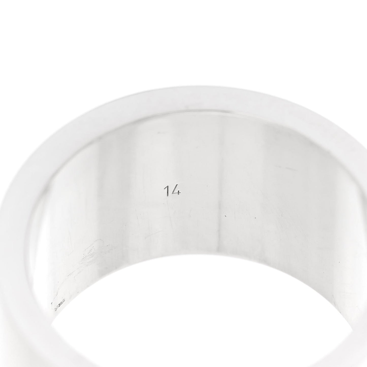 Sterling Silver 12mm Signature Band Ring 54 6.75