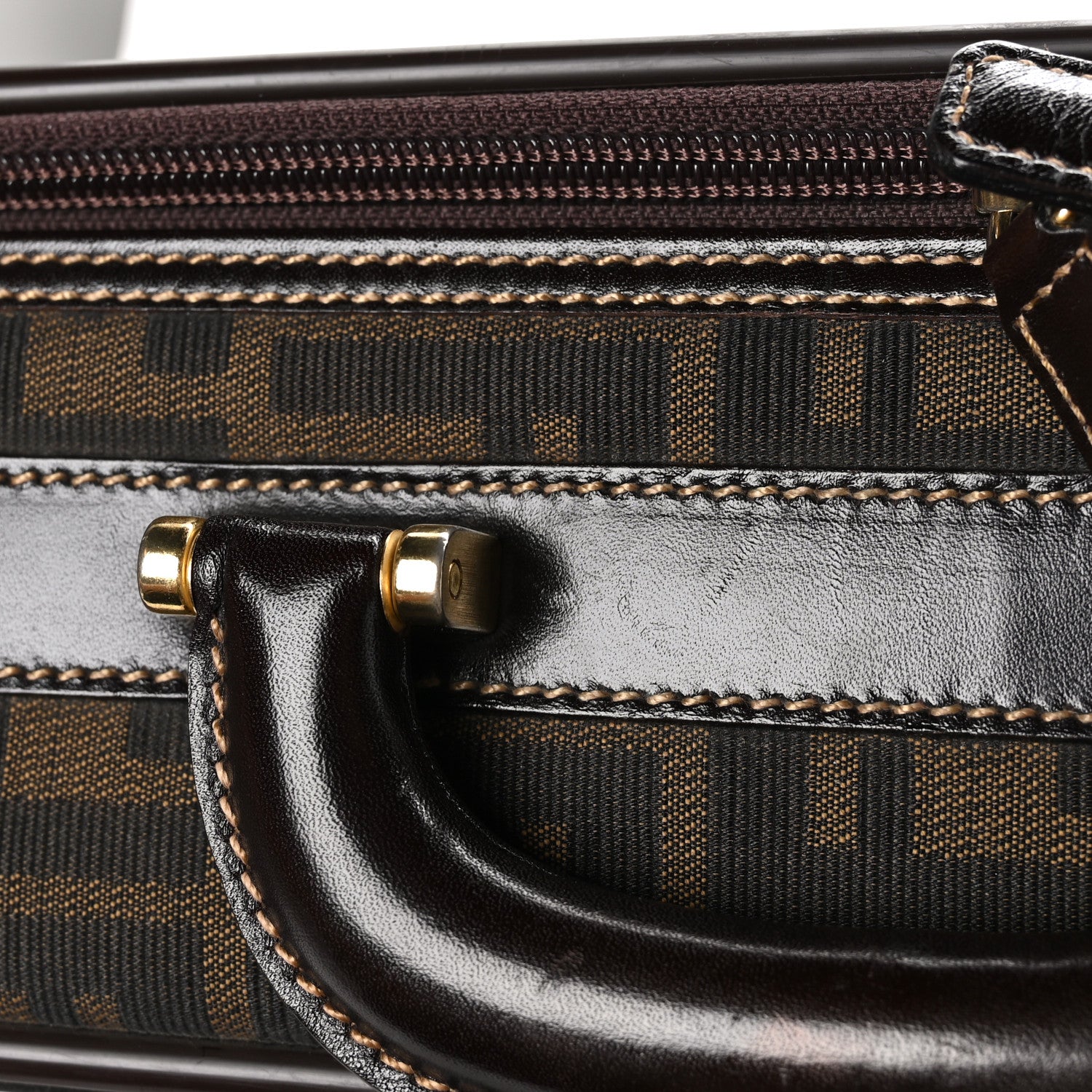 Fendi Zucca Suitcase Tobacco 8 of 8