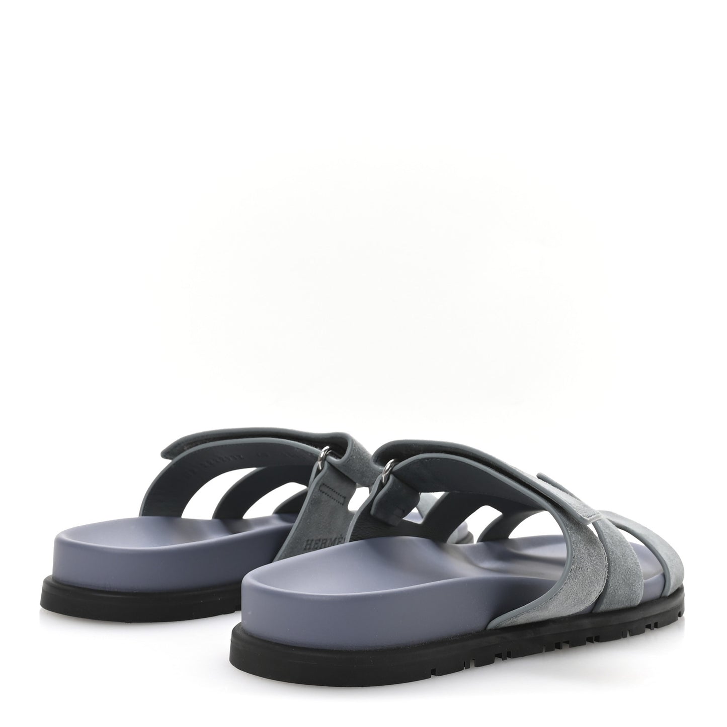 Suede Goatskin Womens Chypre Sandals 40 Vert D'Eau